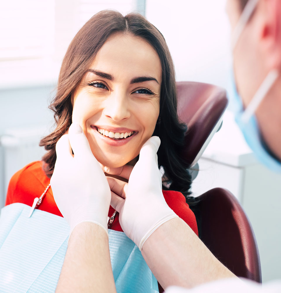 patient undergoing a dental procedure.